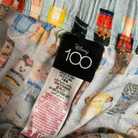 Disney Colorful Pajama Pants Disney 100 Edition Slightly Worn, Mens Small - Picture 2 of 3